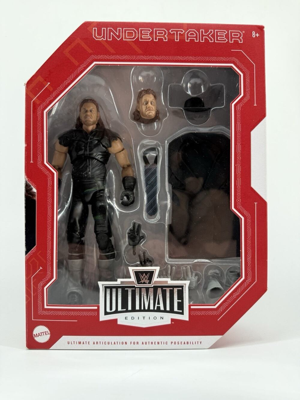 WWE Ultimate Edition Undertaker Figure Mattel w/ Accessories Coat Hat